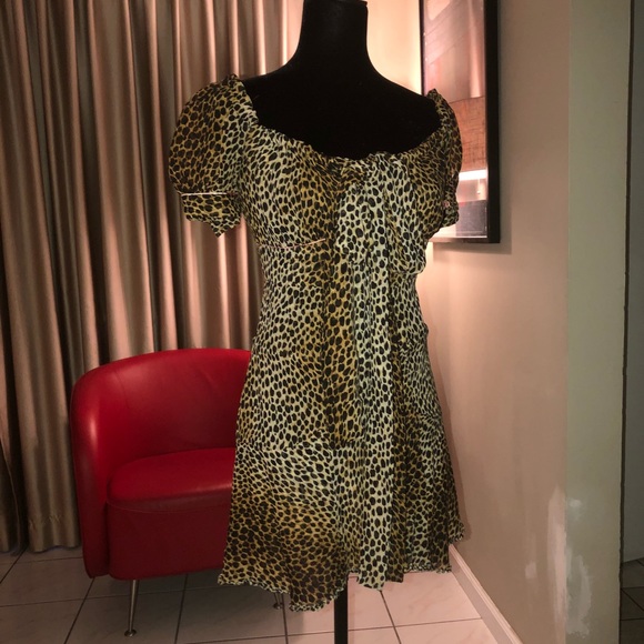 D&G leopard printed off the shoulders dress - Picture 6 of 7